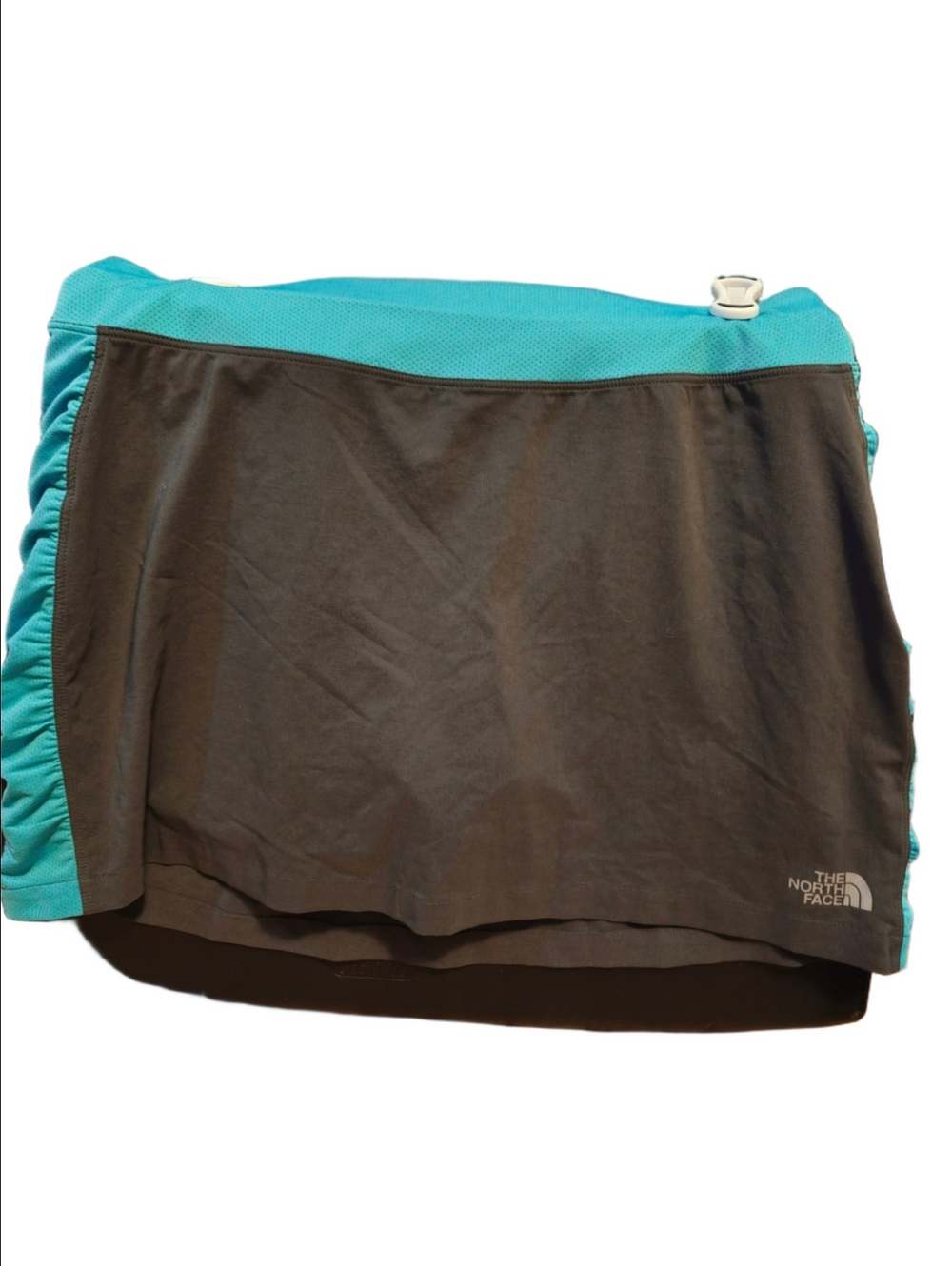 The North Face Womens Grey and Teal Athletic Skort Size Small